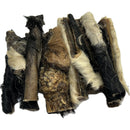 NATURAL BEEF HEAD SKIN 1KG NATURAL DOG CHEWS TREATS