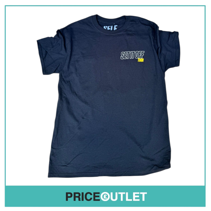 Self - black tour short sleeve t-shirt (medium)