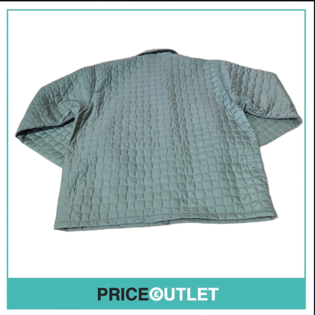 Lavenham - quilted jacket in seaspray green (large)