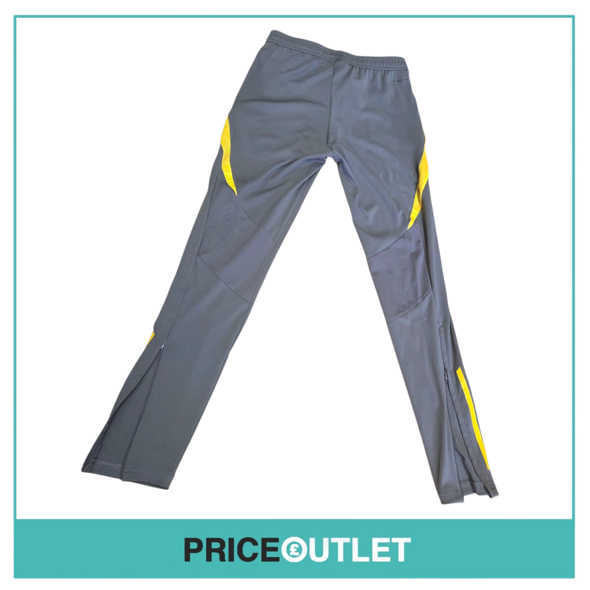 Leeds United football club - grey & yellow pants (small)