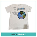 Travis scott - Astroworld Europe 2018 tour - put on a happy face - white t-shirt (small)