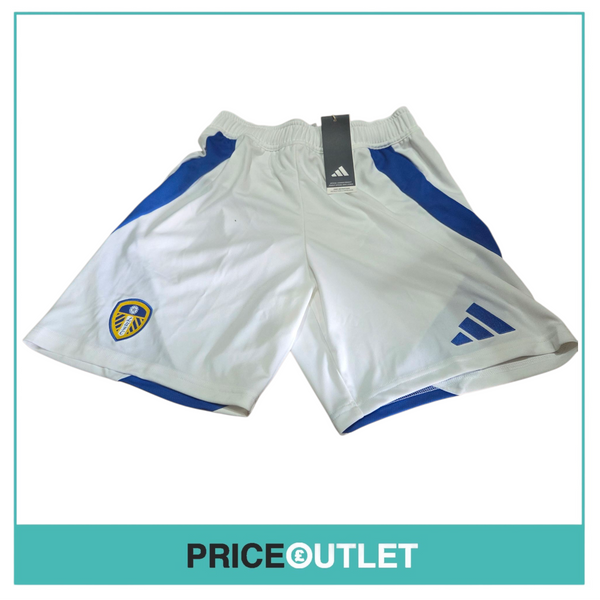 Leeds United football club - white home shorts (small)