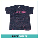 Knotfest - black and red speckles t-shirt (large)