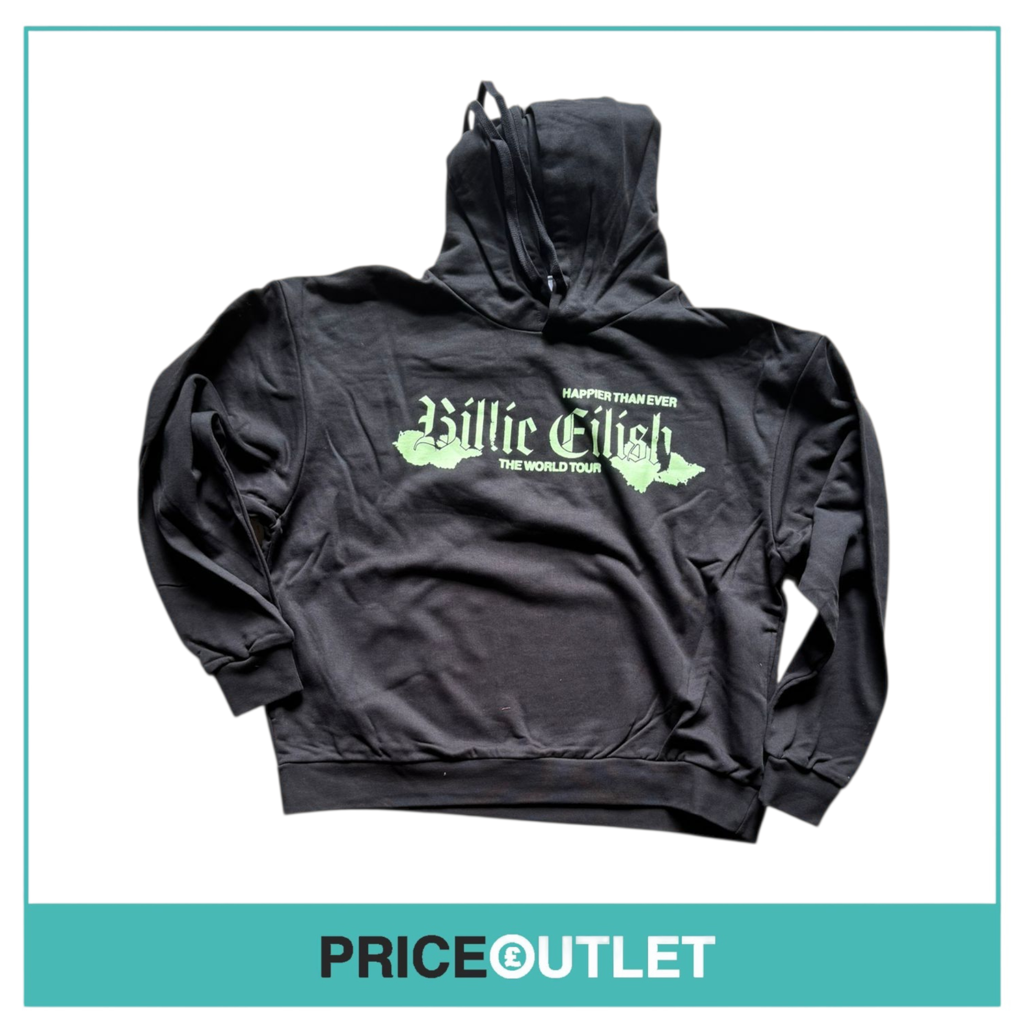 Billie Eilish- happier than ever world tour hoodie (xxl)