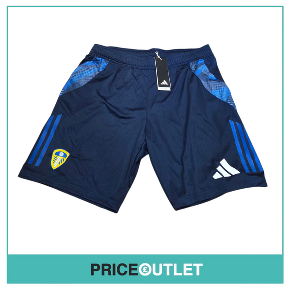 Leeds United football club - blue training shorts (medium)