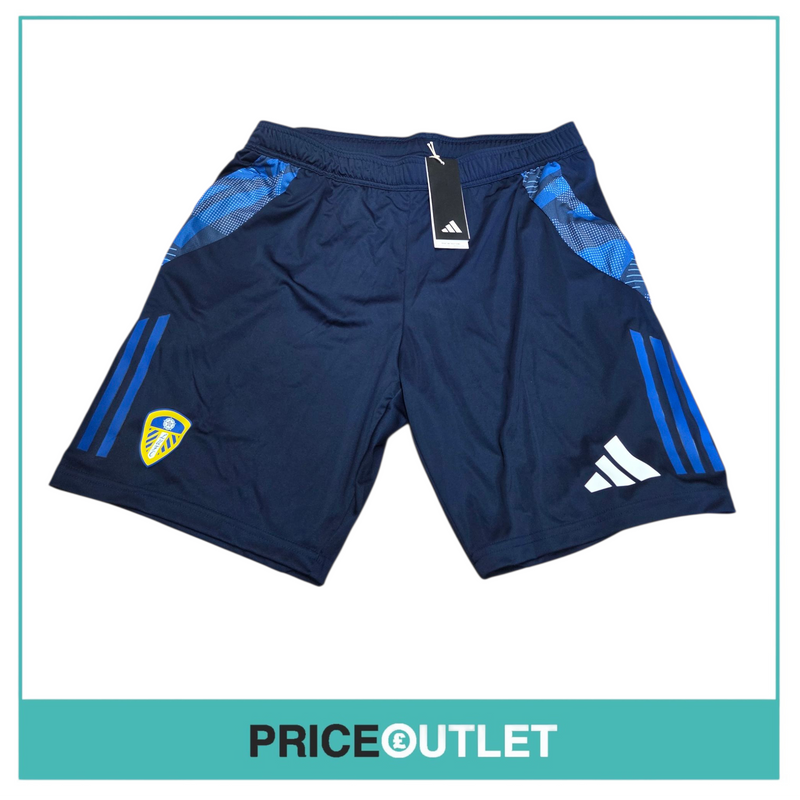 Leeds United football club - blue training shorts (13-14 years)