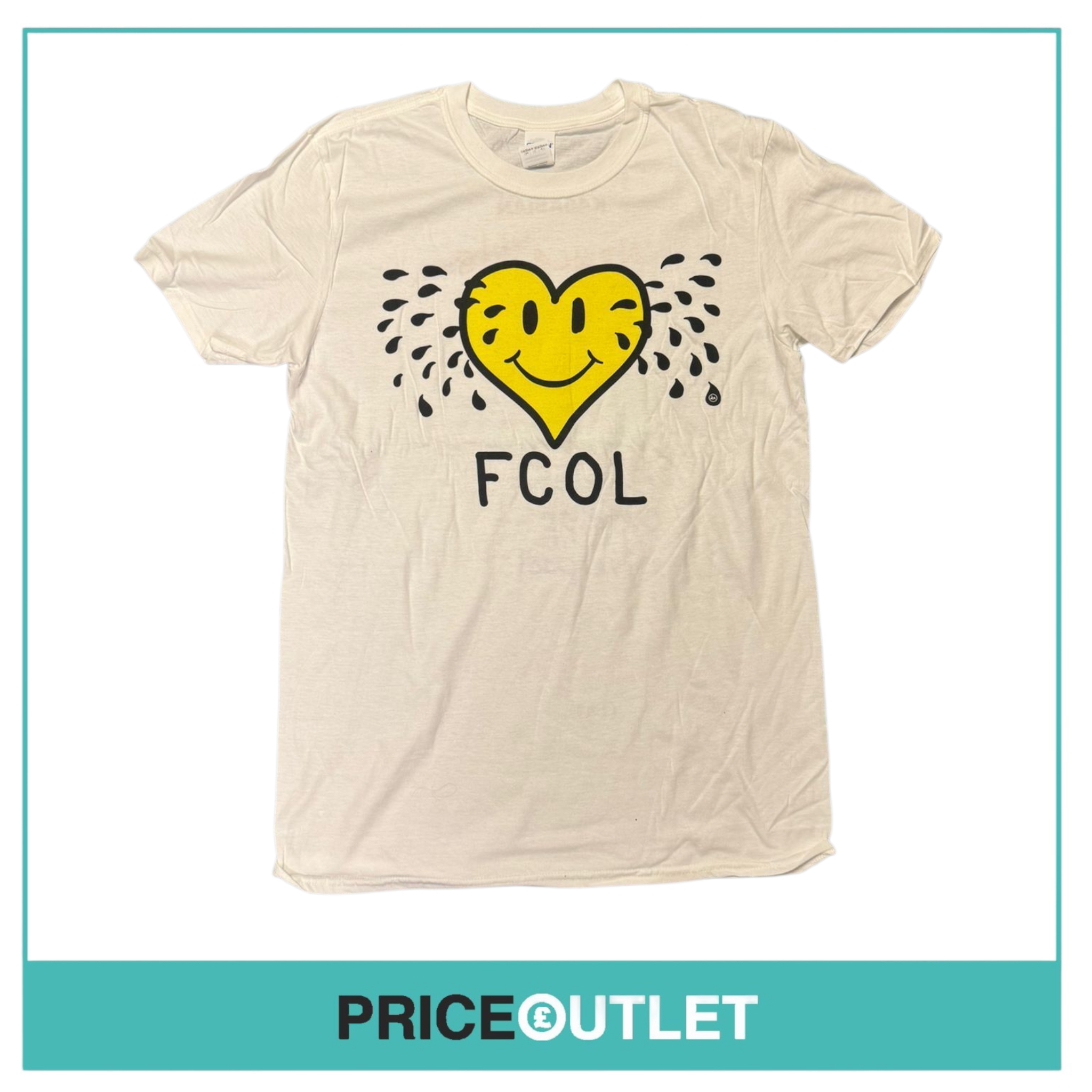 Kasabian. Fcol yellow heart t-shirt (2xl)