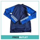 Leeds United football club - blue 1/4 zip top (xs) TIRO23