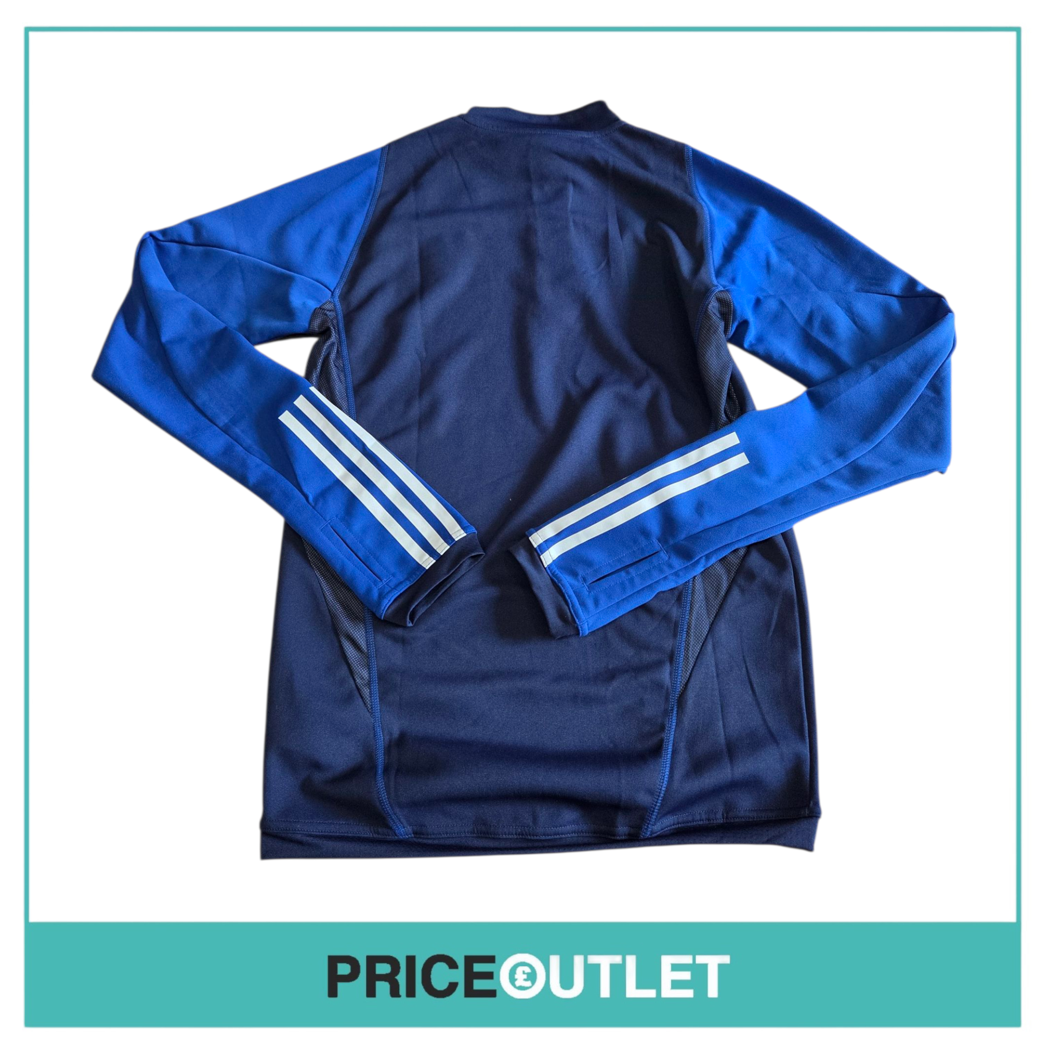 Leeds United football club - blue 1/4 zip top (xs) TIRO23