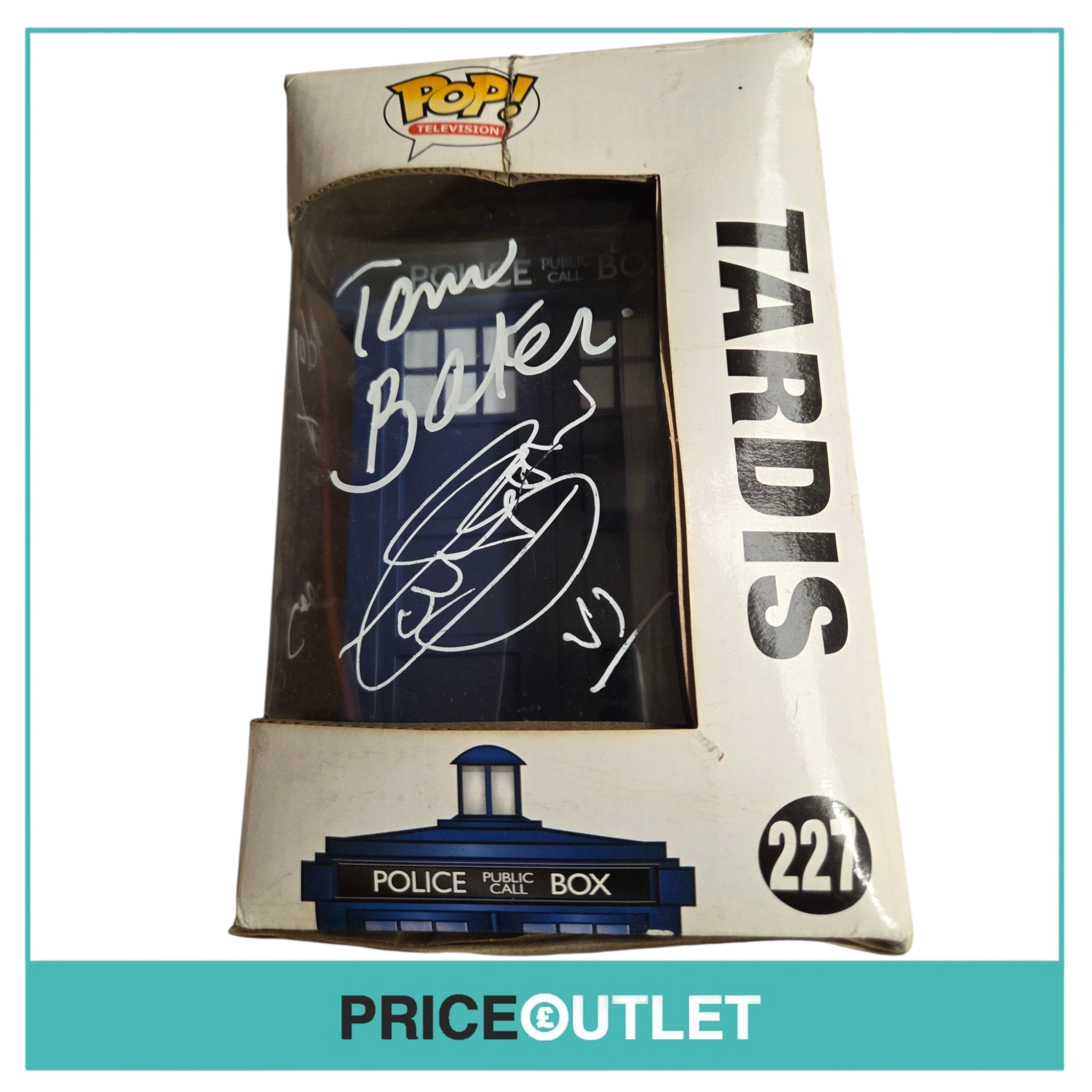Funko signed Doctor Who Tardis