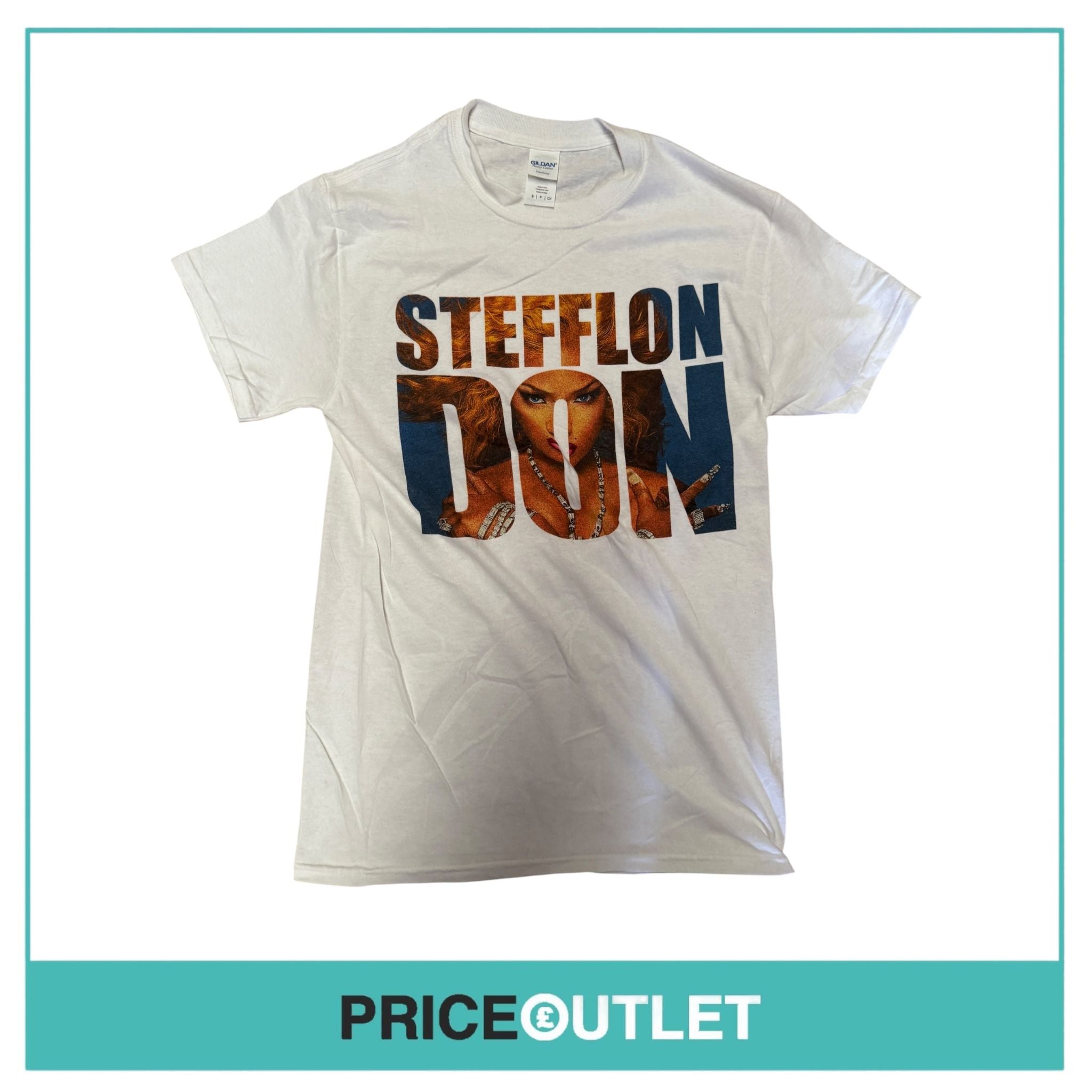 Stefflon don - white t-shirt (small)
