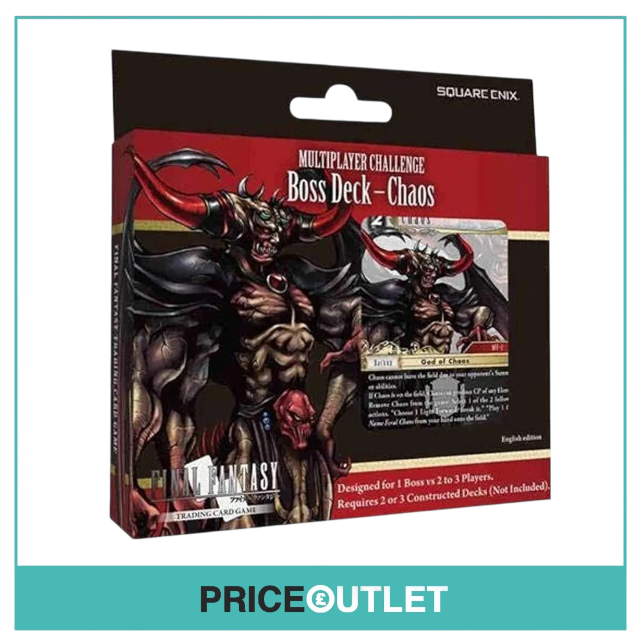 FINAL FANTASY TRADING CARD GAME: BOSS DECK - chaos english (single pack)