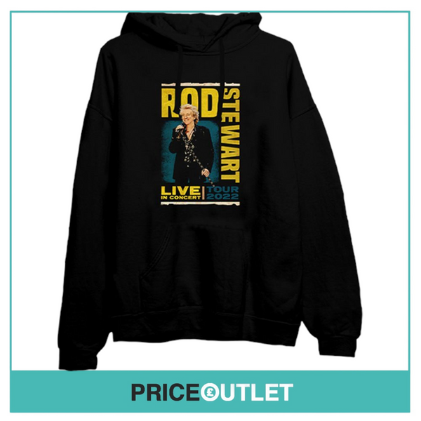 Rod Stewart Live In Concert Hoodie (xl)