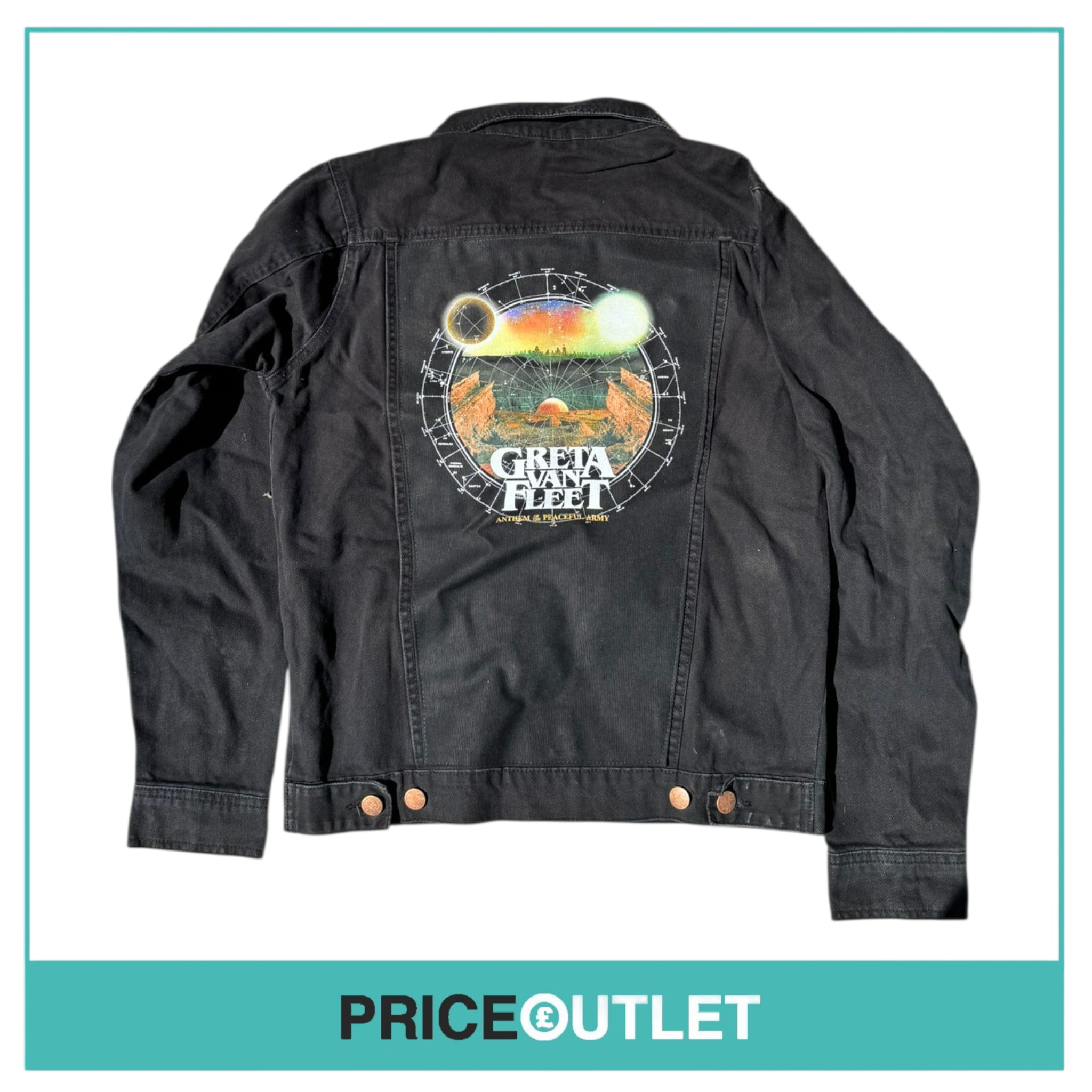 Greta van fleet - denim jacket (small)