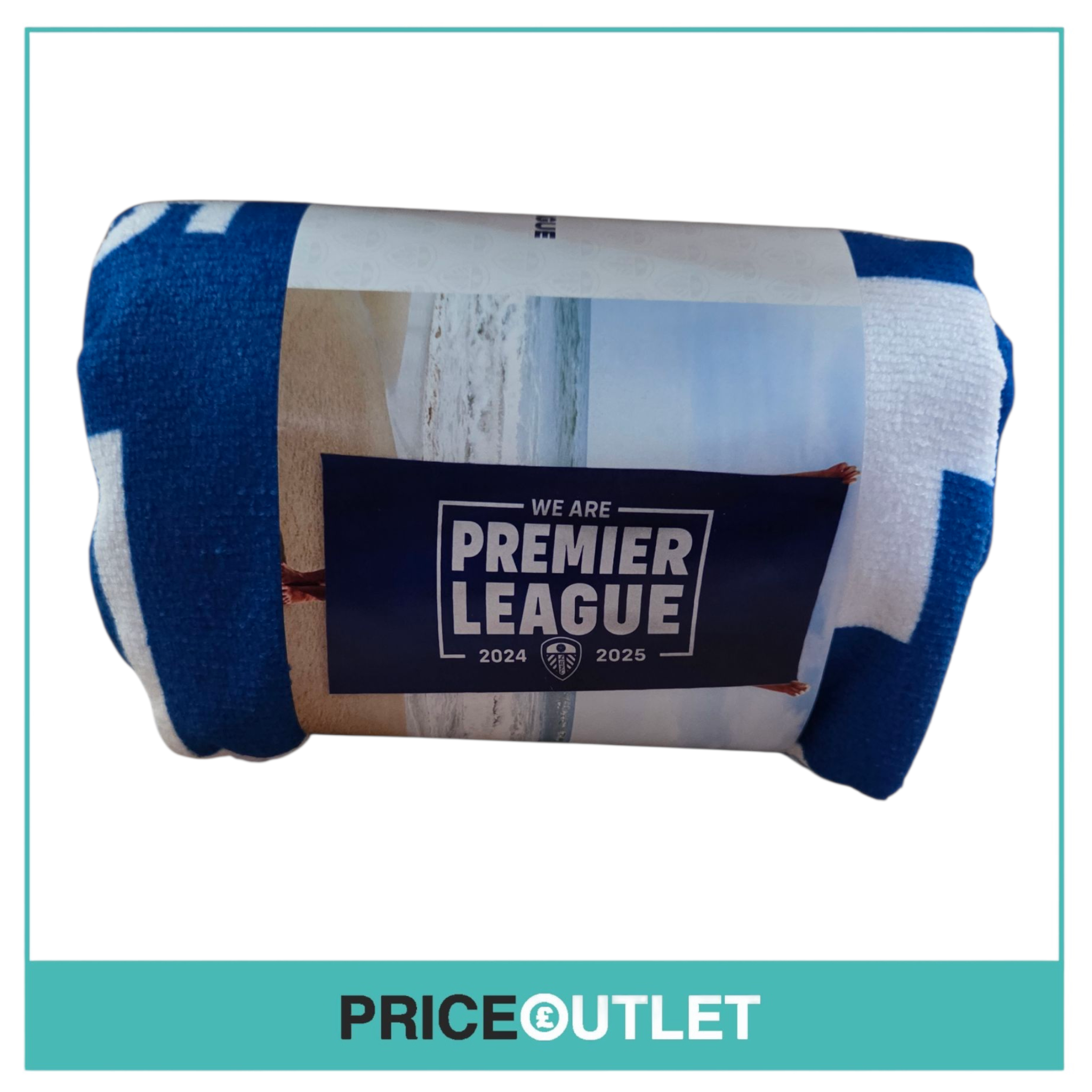 Leeds United football club - we are premier league - blue towel