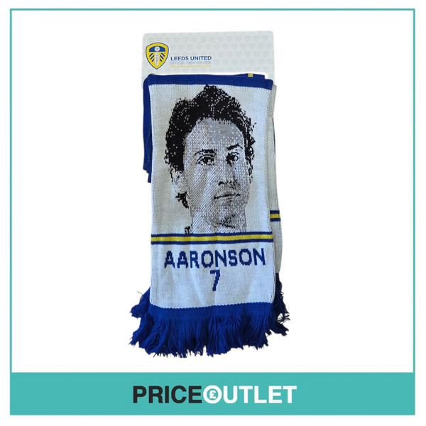 Leeds united football club - Aaronson 7 scarf
