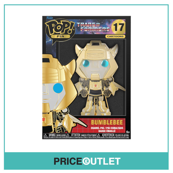 Funko Bumblebee #17 Pop! Enamel Pin Badge - Transformers (Slight damage to box)