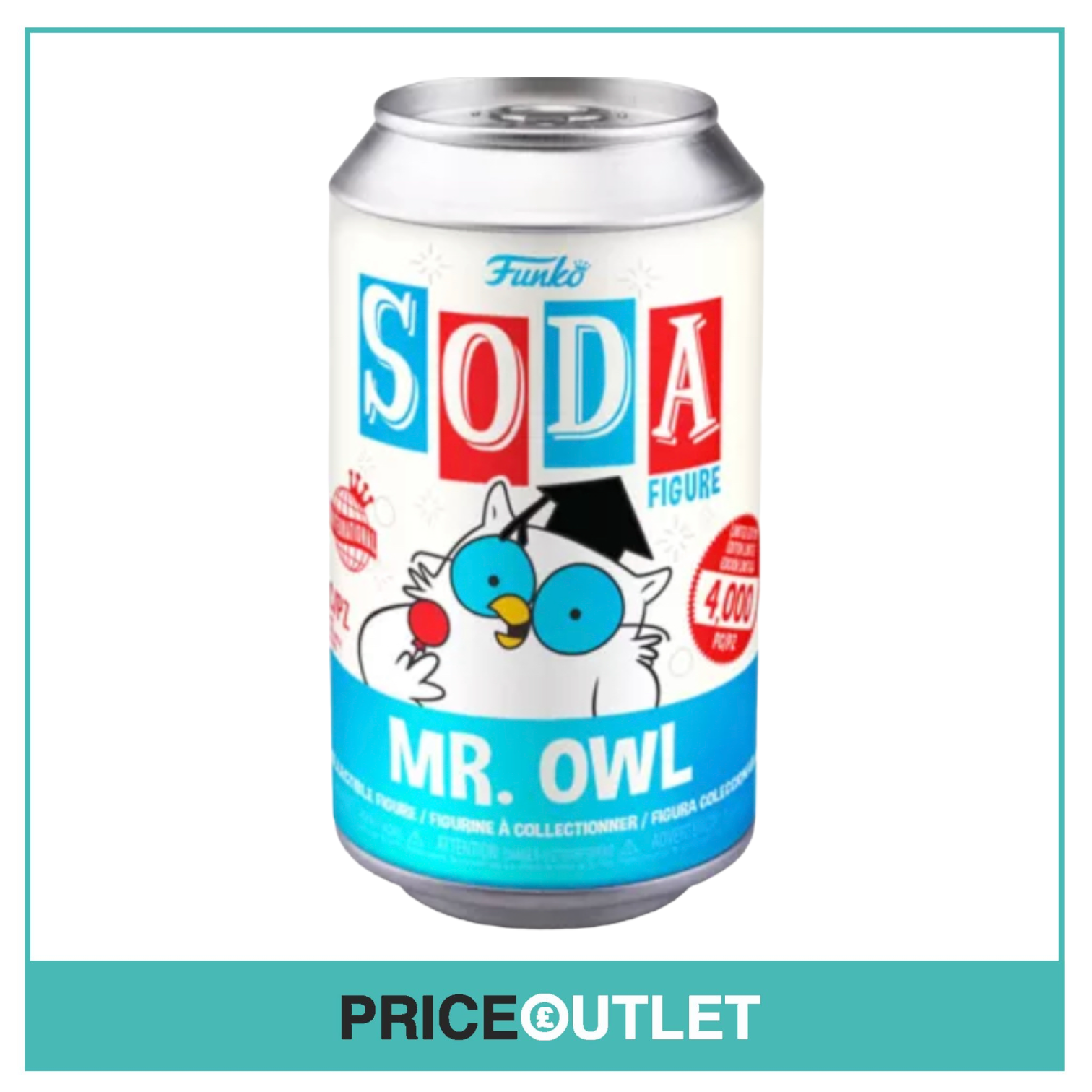Funko Soda Mr. Owl Funko Soda Vinyl Figure! Ad Icons - LE4000 Pcs International - Chance Of Chase