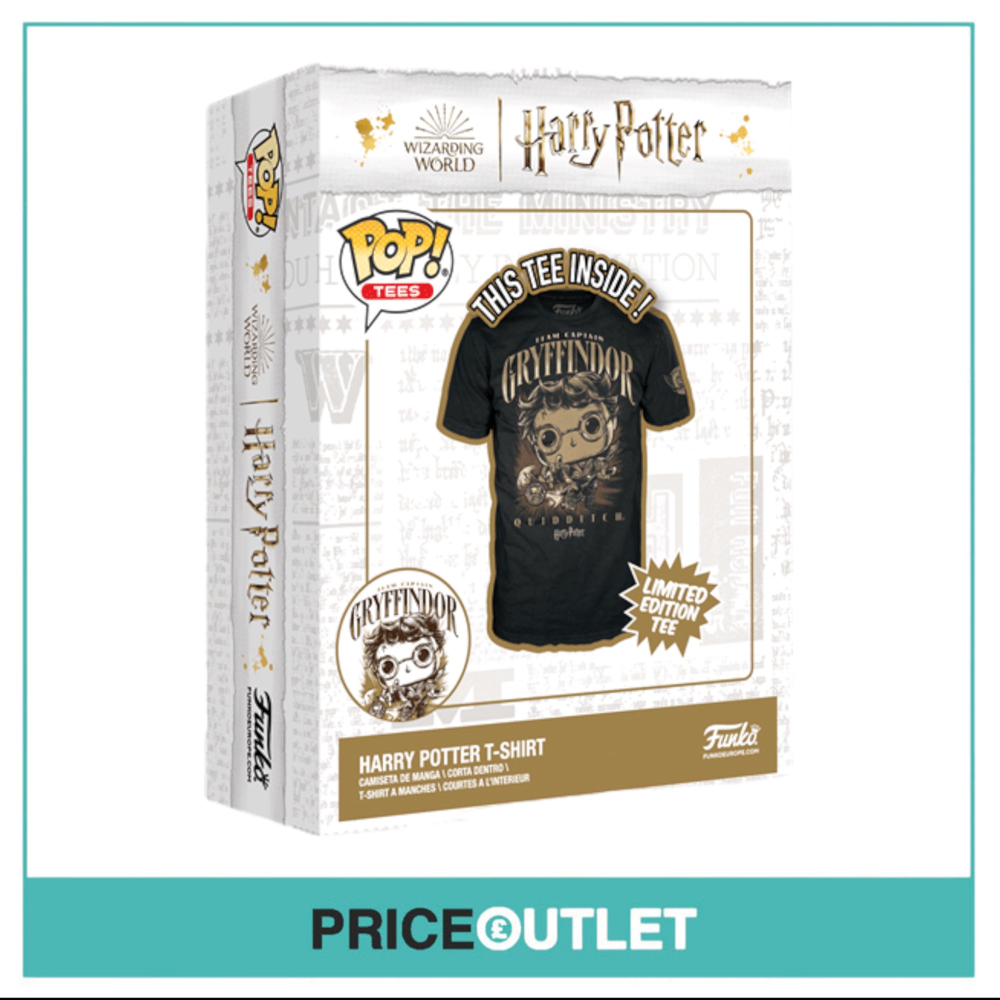 Funko Pop! Tee - Harry Potter: Quidditch