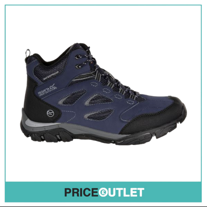 Regatta - Holcombe IEP Walking Shoes - Navy/Granite - Size 9