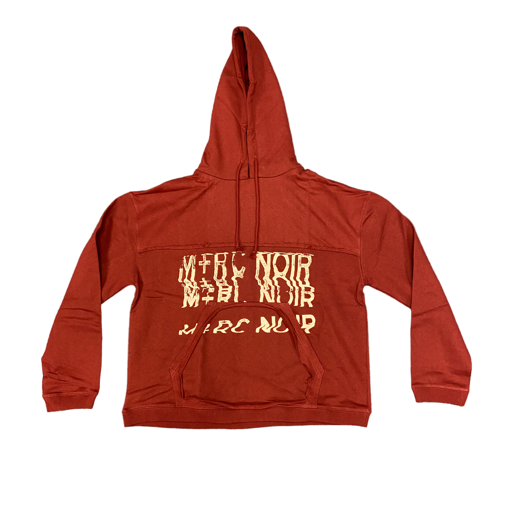 M+RC Noir Fake Pocket Hoodie ‘Burgundy’ - Size S - BRAND NEW SEALED
