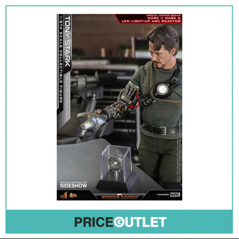 Hot Toys - Iron Man - Tony Stark (Mech Test Version) 1/6th Scale Collectible Figure