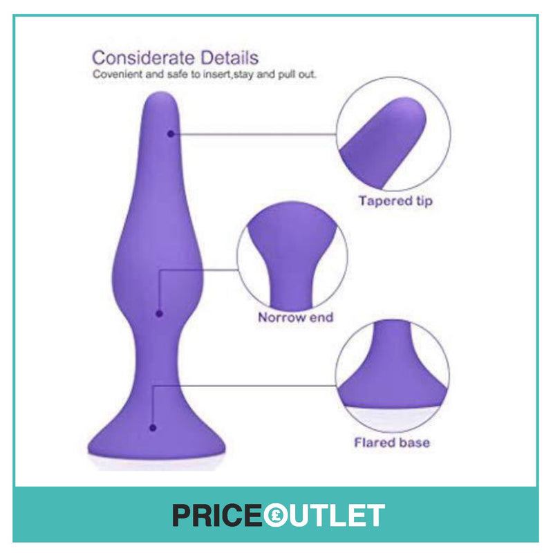 XL Butt Plug Anal Beads Rubber Sex Toy Male Masturbation Prostate Massager