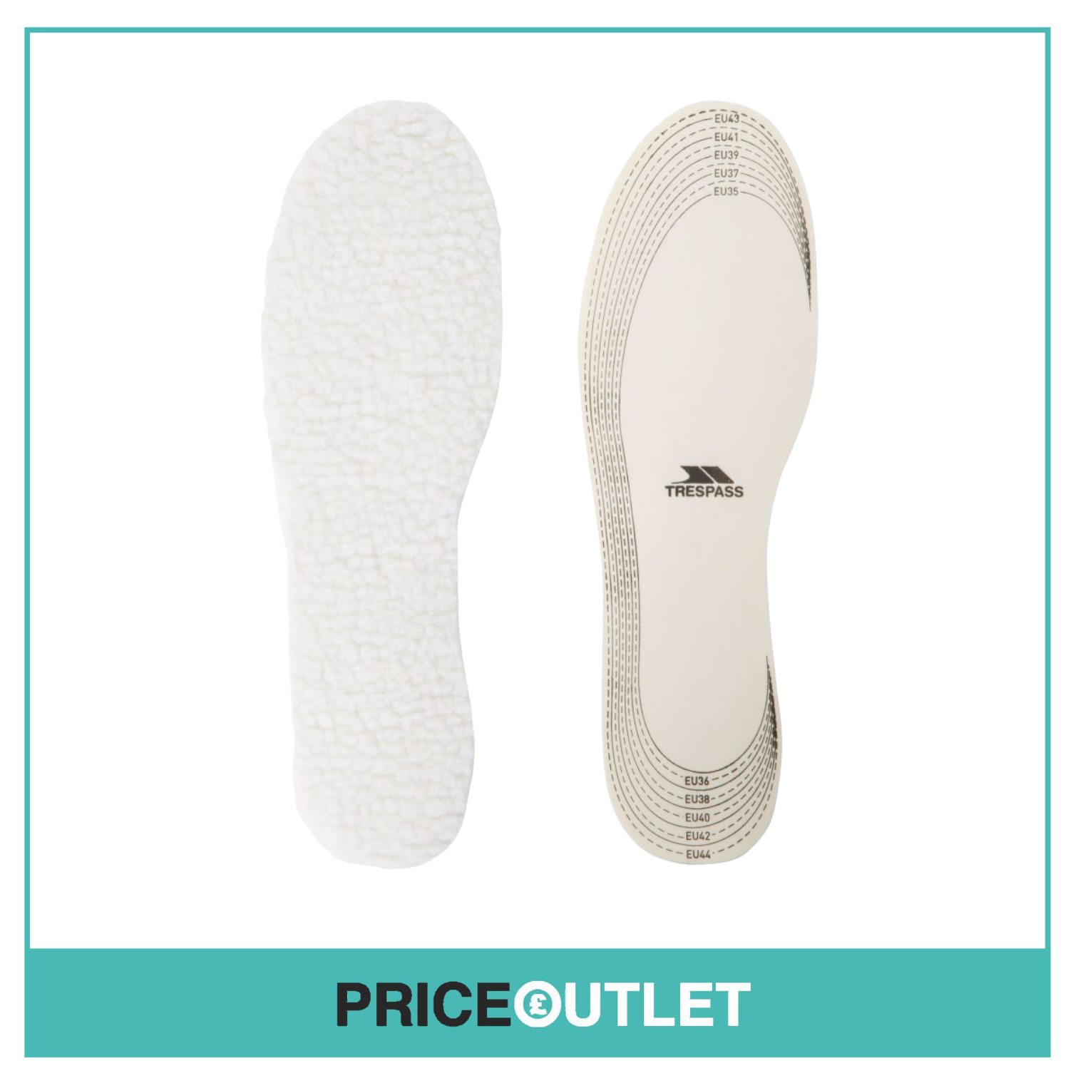 Trespass Sherpa Insole Linings Pack of 2 - BRAND NEW IN PACKAGING
