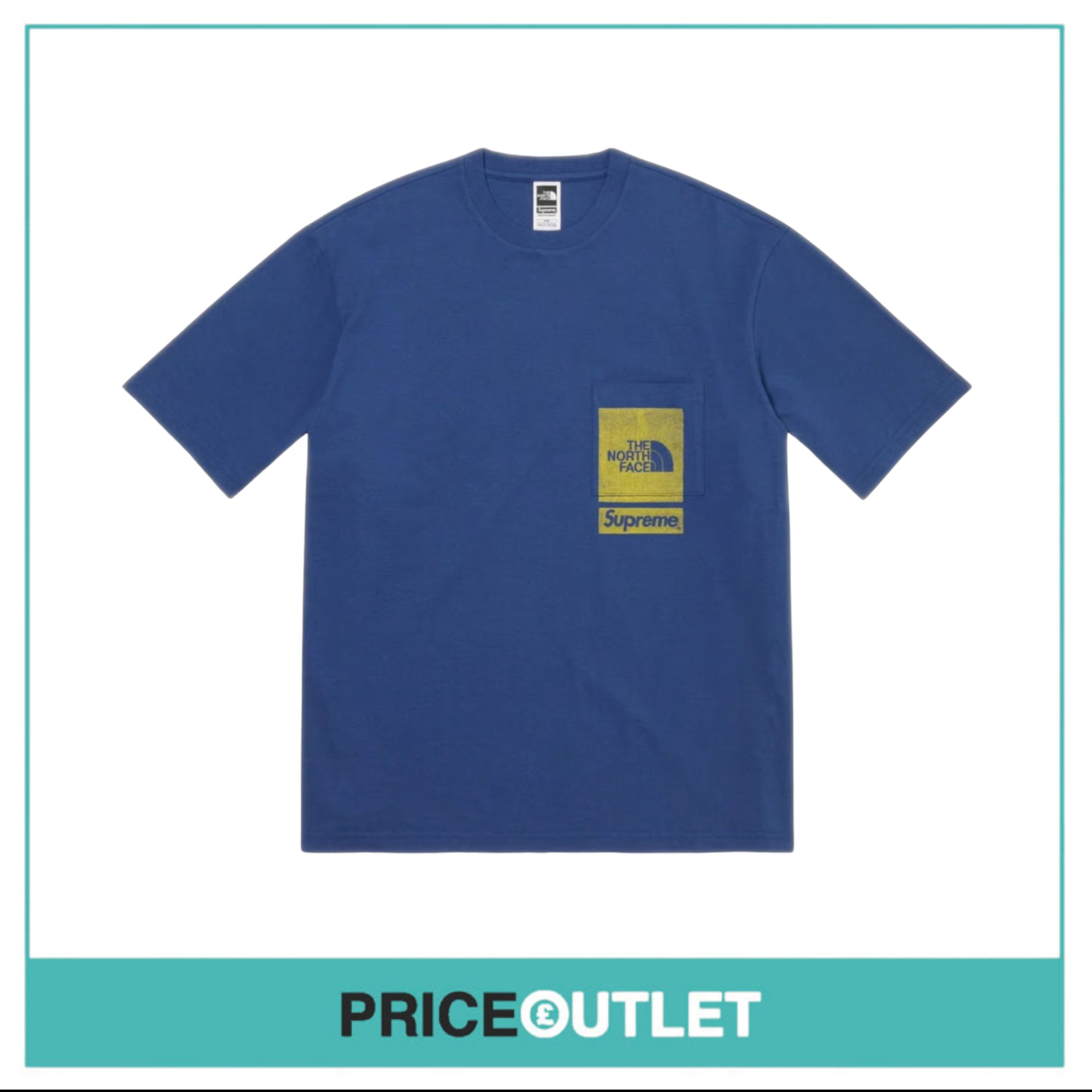 Supreme - Printed Pocket Tee 'Blue' - BRAND NEW