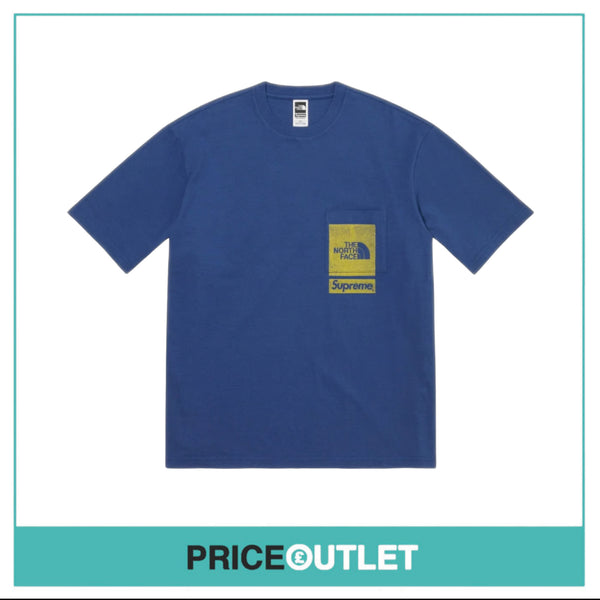Supreme - Printed Pocket Tee 'Blue' - BRAND NEW