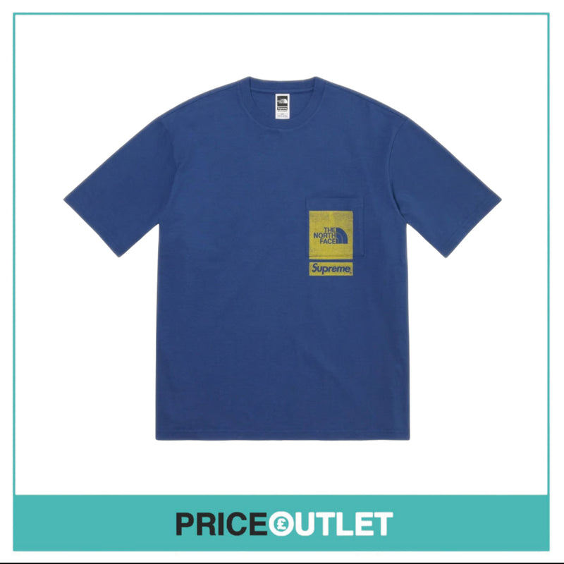 Supreme - Printed Pocket Tee 'Blue' - BRAND NEW