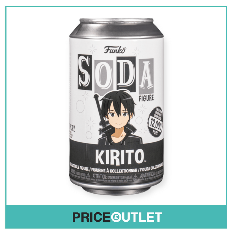 Funko Soda - Kirito Figure In Soda Can With Chance Of Metallic Chase! Sword Art Online LE12,000pcs
