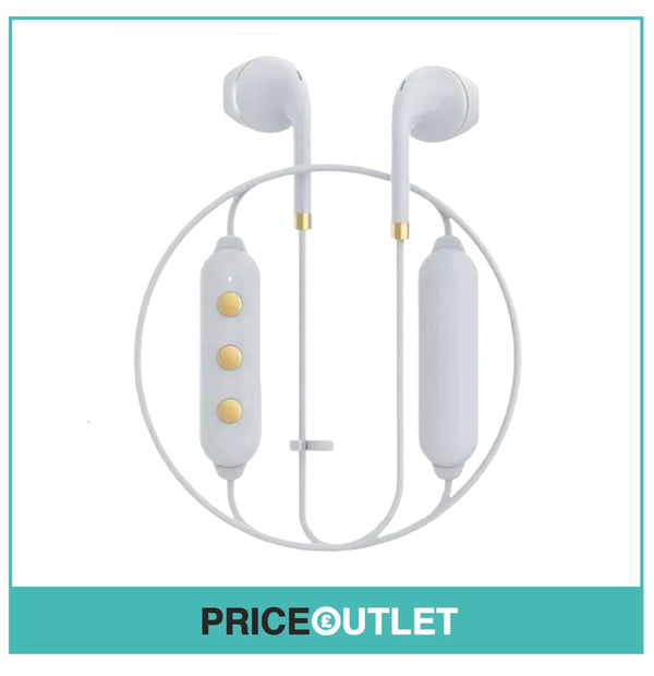 Happy Plugs Stockholm Wireless ll - Wireless Headphones - White - BRAND NEW