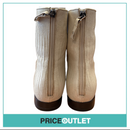 Carritz - Nude Teyus Boot 'Off-White' - Size 36 - Slight Marks on Shoes