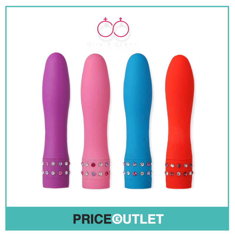 Diamond Vibrating Bullet Dildo Vibrator 5 Colours