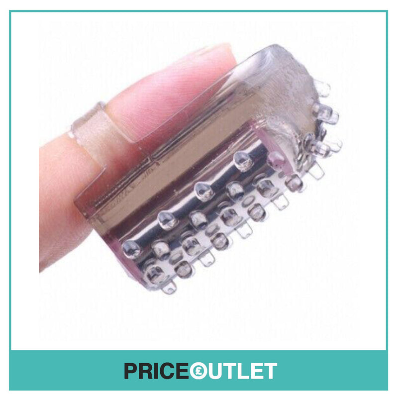 Mini Vibrating Finger Sleeve Massager Powerful Vibration Massage Wand