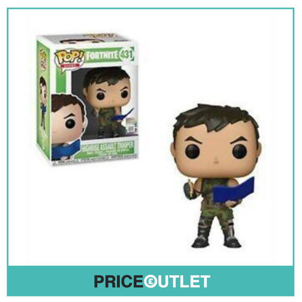 Funko Fortnite - Highrise Assault Trooper Pop #431 -  BRAND NEW IN A FREE POP PROTECTOR