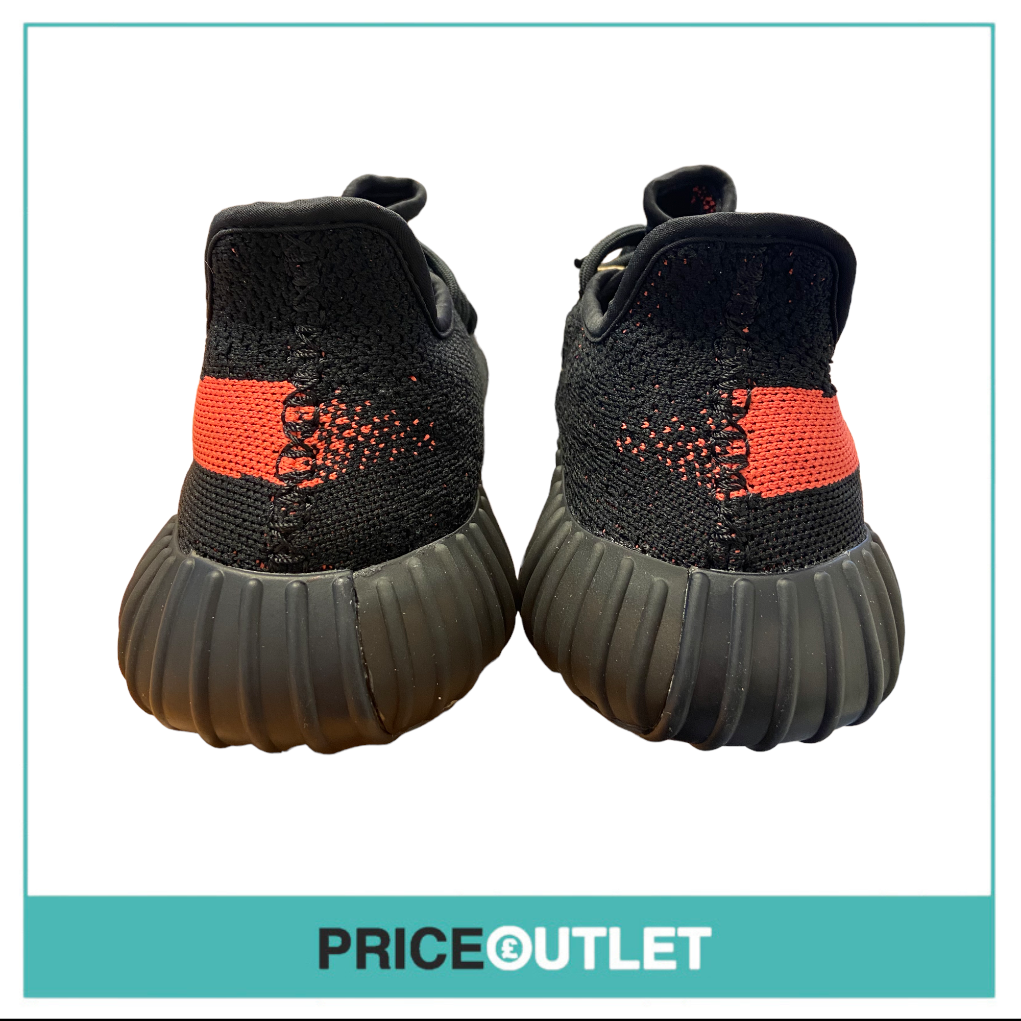 Adidas - Yeezy Boost 350 V2 'Core Black Red' - UK 7.5