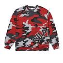 Supreme - Arc Crewneck 'Red Camo' - Size L