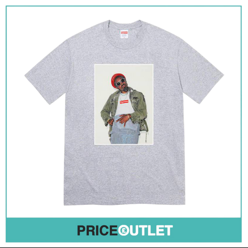 Supreme - André 3000 Grey T-Shirt - Size S