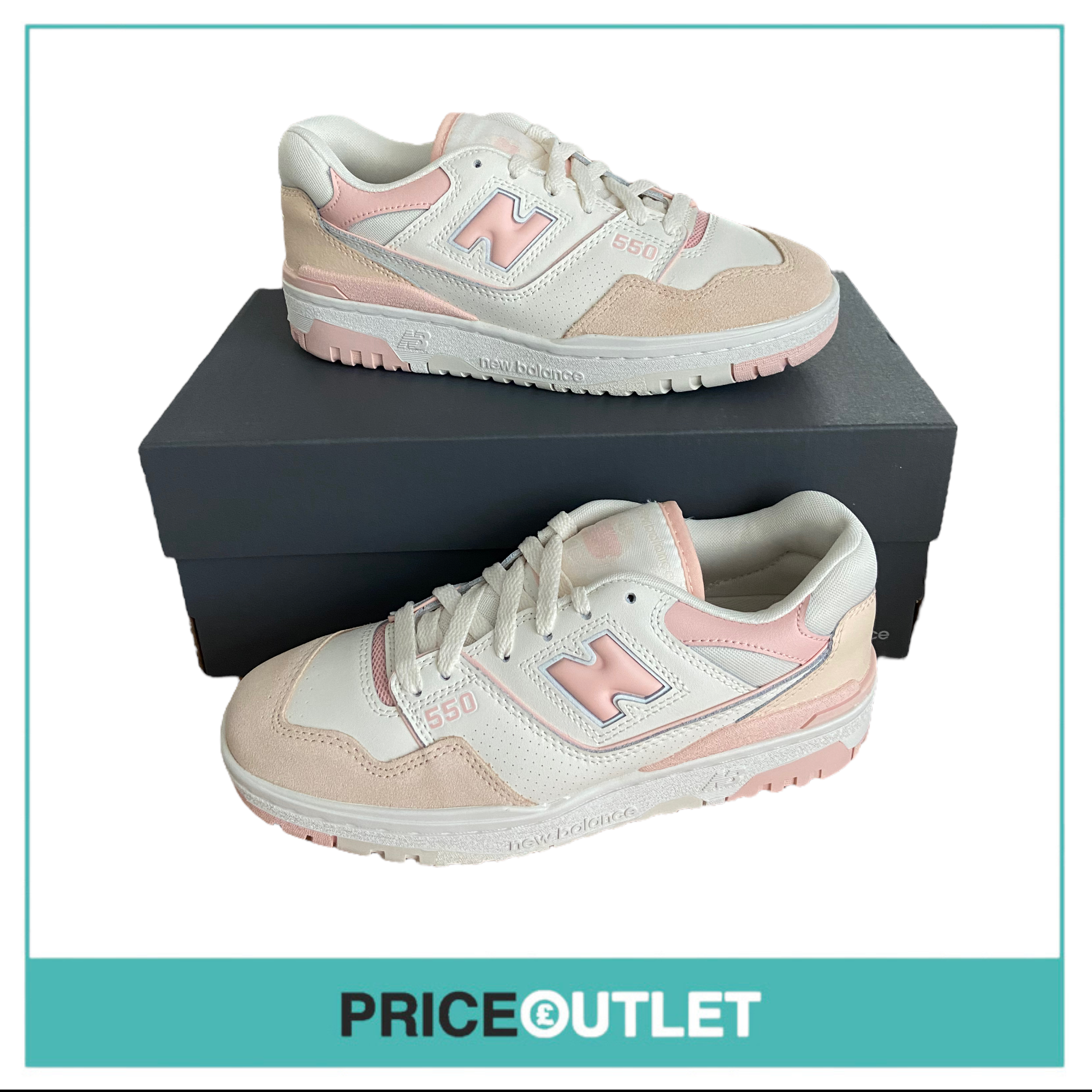 New Balance - 550 'White Pink' - UK 5