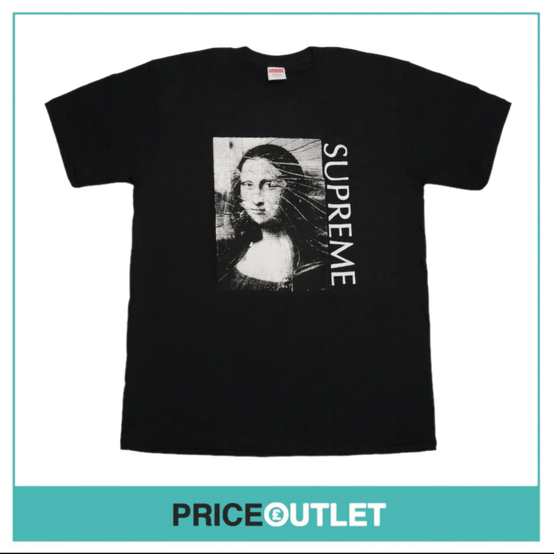 Supreme x Stone Island - Mona Lisa Tee 'Black' - Size M