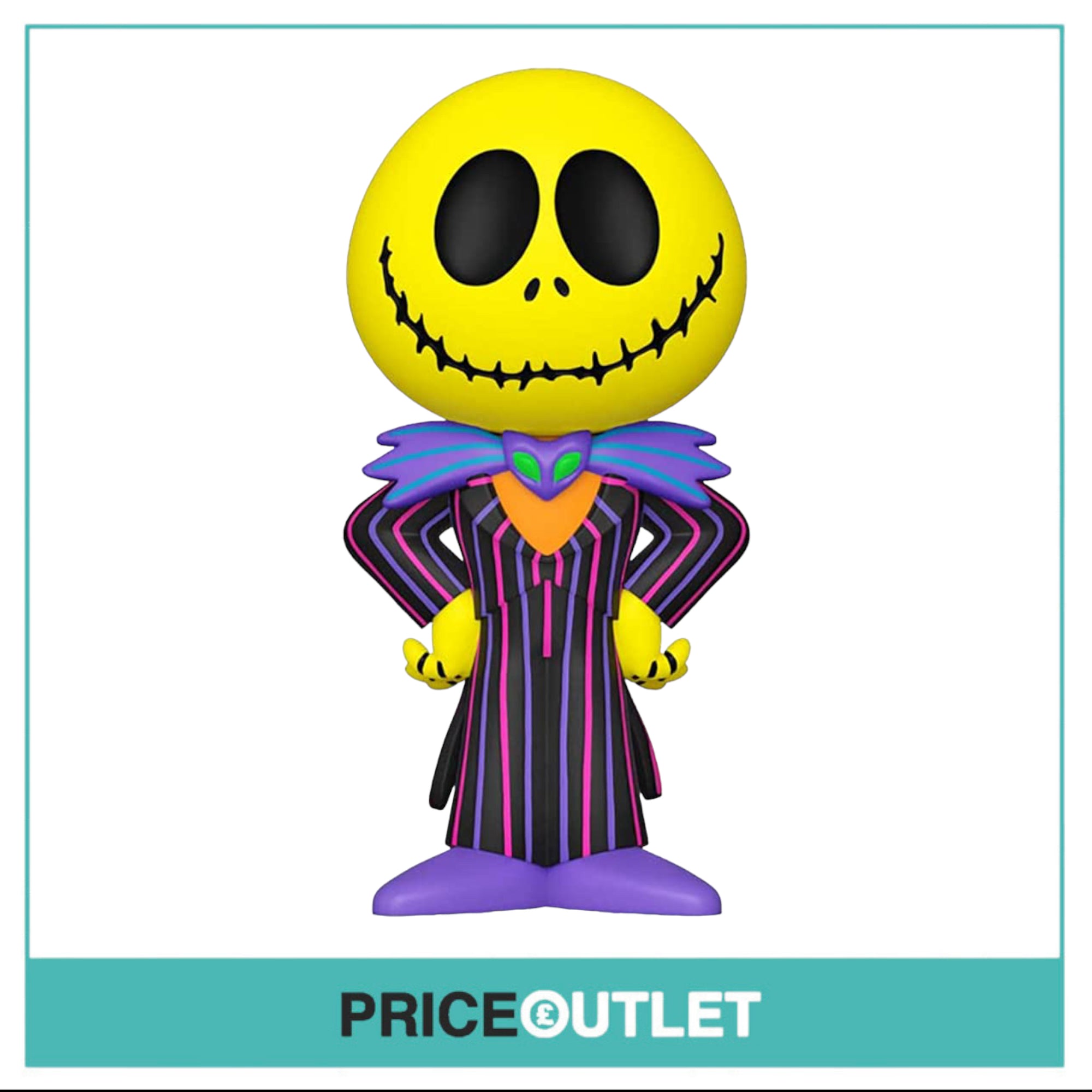 Black Light Jack Skellington Funko Soda Vinyl Figure! - NBC - International LE8000Pcs - Chance Of Chase - Small Dent