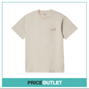 Carhartt WIP S/S American Script T-Shirt - Natural - S - BRAND NEW WITH TAGS
