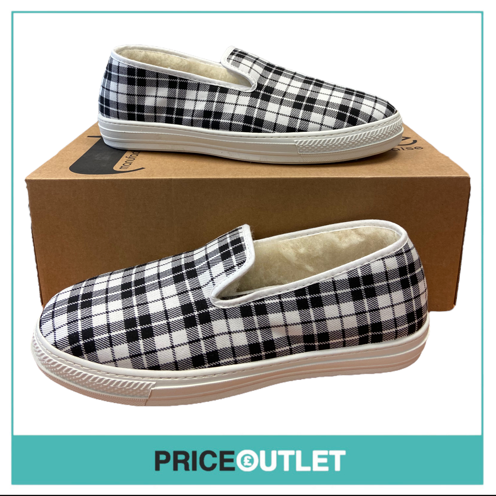 Souts - Homme Maurice Men's Sneakers 'Black & White' - BRAND NEW