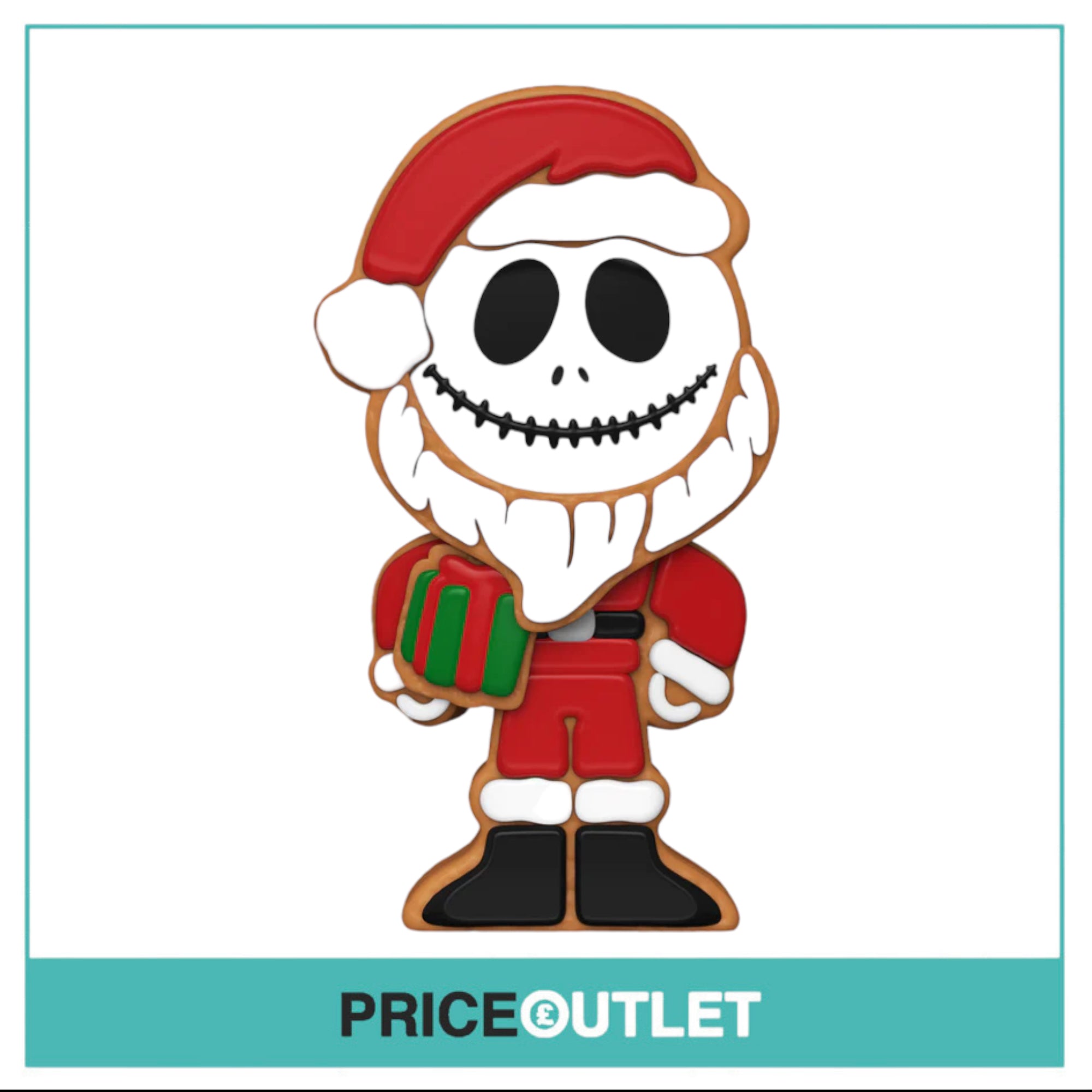 Gingerbread Santa Jack Skellington Funko Soda Vinyl Figure! - NBC - International LE10000Pcs - Chance Of Chase