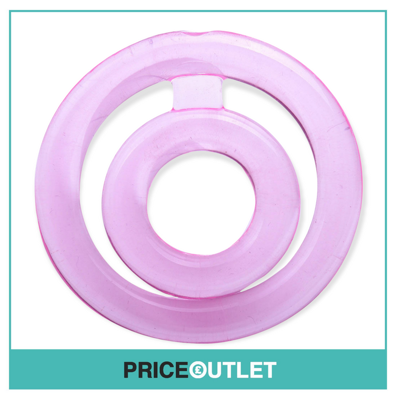 Dual Cock Ring w/Ball Strap | Stretchy Double Penis Hard Ring
