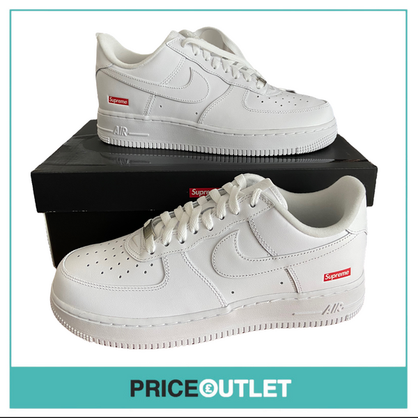 Supreme - Air Force 1 Low 'Box Logo - White' - UK 5.5