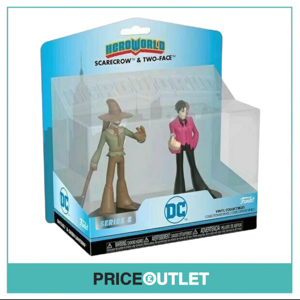 Funko - Scarecrow & Two-Face - Heroworld - Brand New