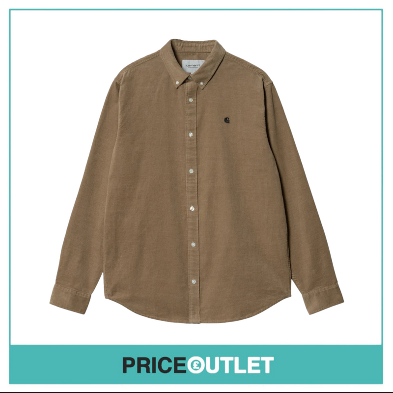 Carhartt WIP L/S Madison Fine Cord Shirt - Buffalo - XS - BRAND NEW WITH TAGS